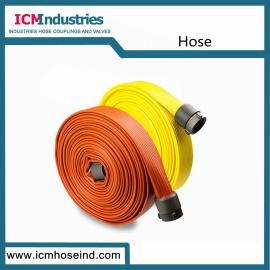 Nitrile Rubber Covered Fire Hose and couplings