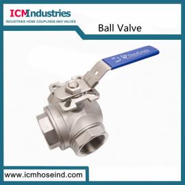 Stainless Steel Ball Valve ( 3 Way Ball Valve L type and T type )
