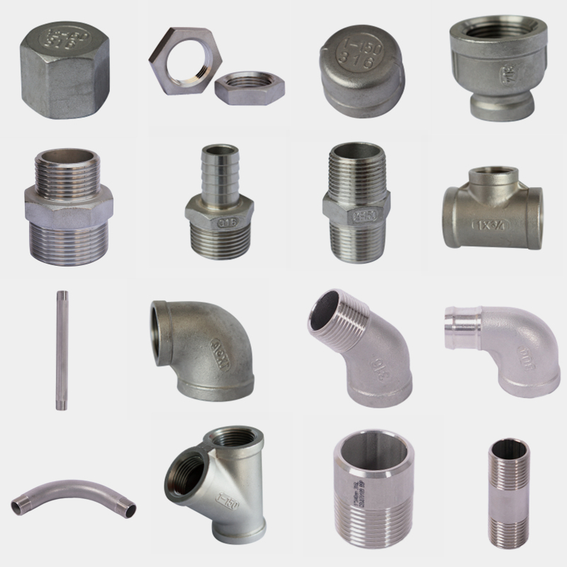 Stainless Steel 150lb Thread Pipe Fitting.jpg